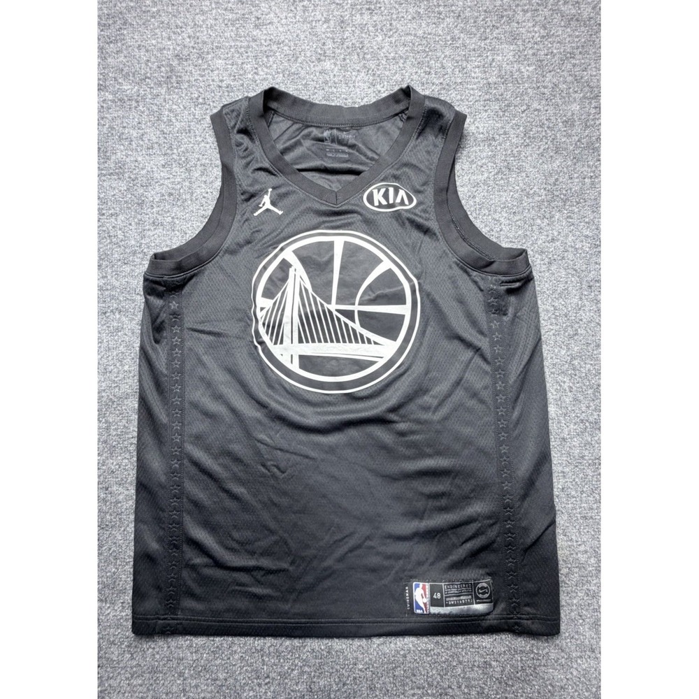 Nike Golden State Warriors Stephen Curry Jersey Large Black NBA All Star 2018